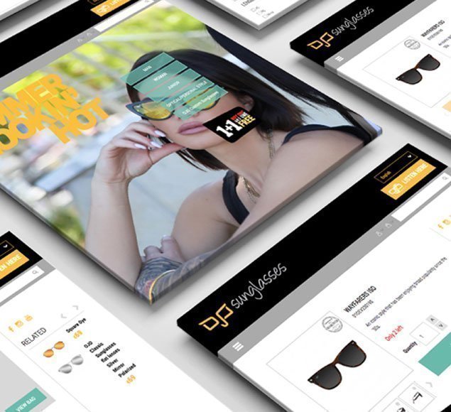 OJO Sunglasses eCommerce developed by Tabs and Spaces