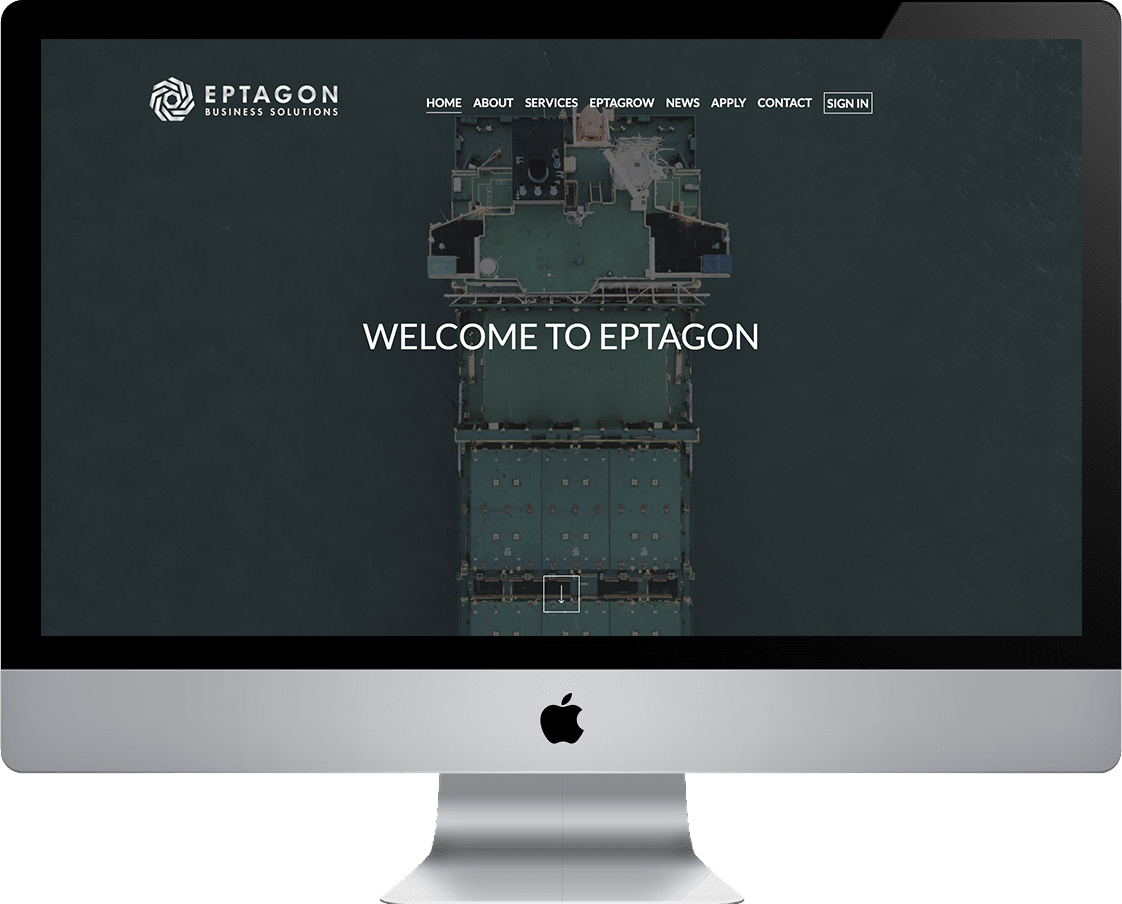 Eptagon Business Solutions website development on Drupal responsive design